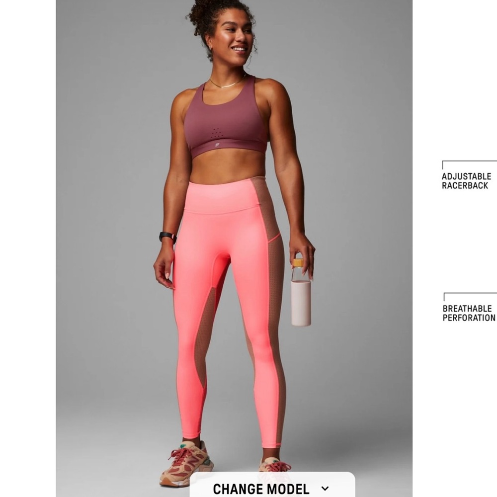 Fabletics Workout Set High Impact Bra Size Medium… - image 1